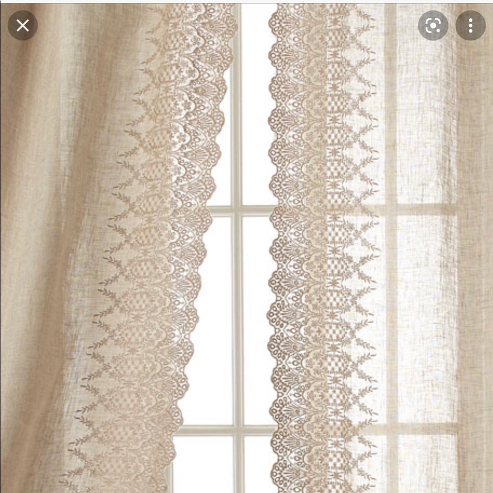 ISO annabelle lace edge curtains